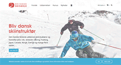 Desktop Screenshot of dendanskeskiskole.dk